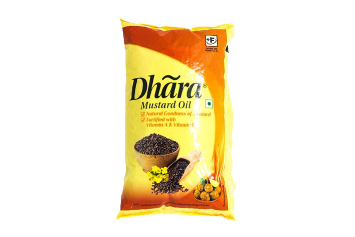 Dhara Mustard Oil Sarsoo Oil Pouch, 1 ltr, 87 ₹ OFF | Buy4earn